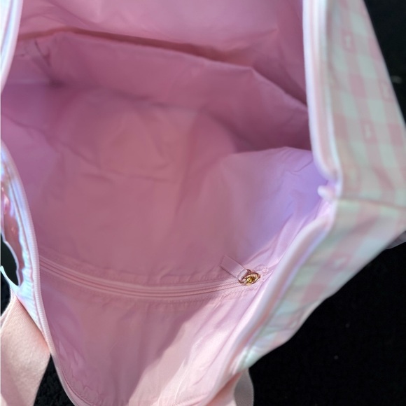 Limited edition PINK Victoria’s Secret x LoveShackFancy Pink Gingham Tote Bag - Picture 7 of 8